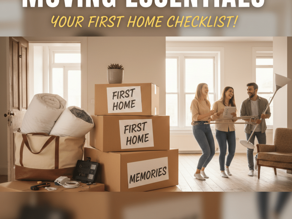 Moving Essentials : Everything you need when moving out of home for the first time