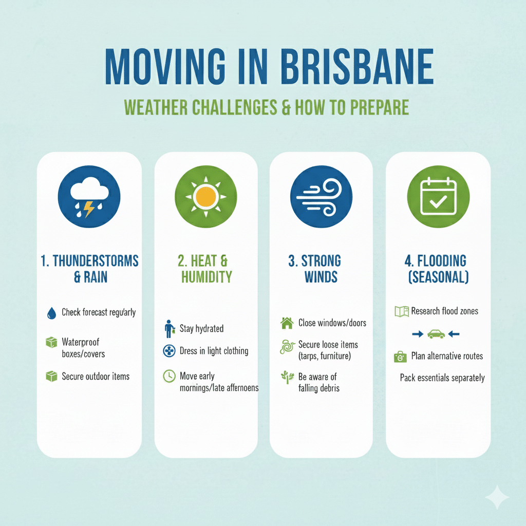 Preparing for Weather Challenges When Moving in Brisbane
