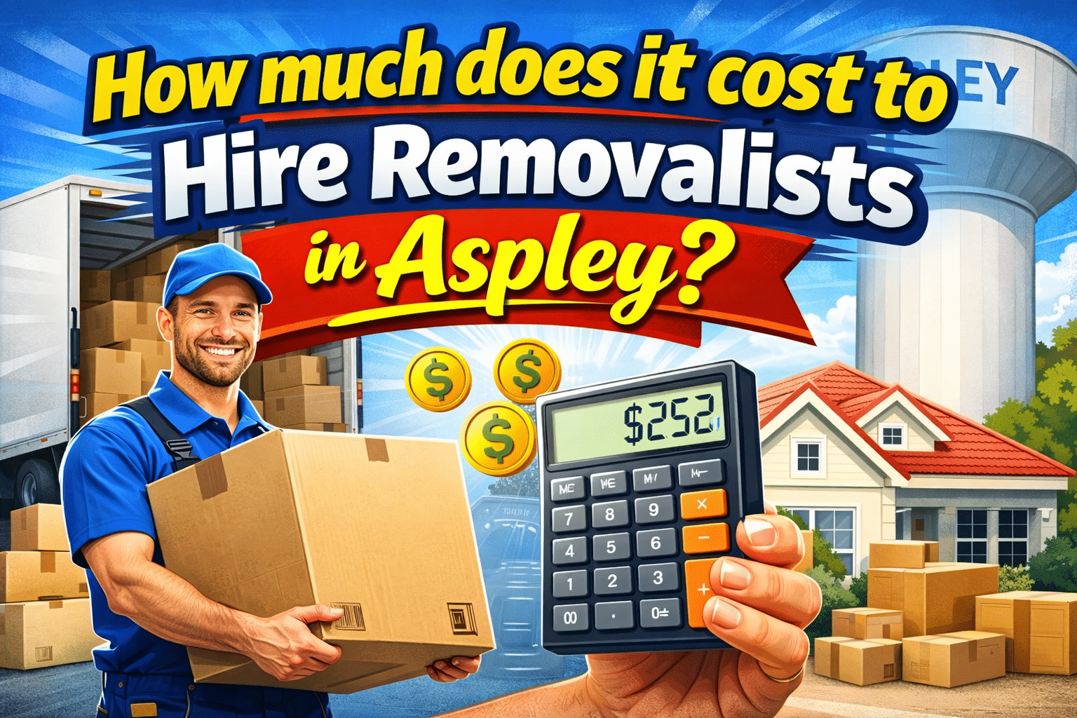 Cost of hiring removalists in Aspley