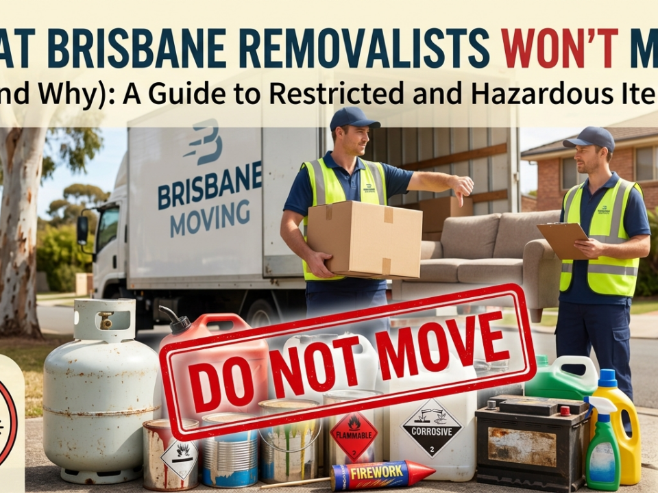 Brisbane removalists restricted items