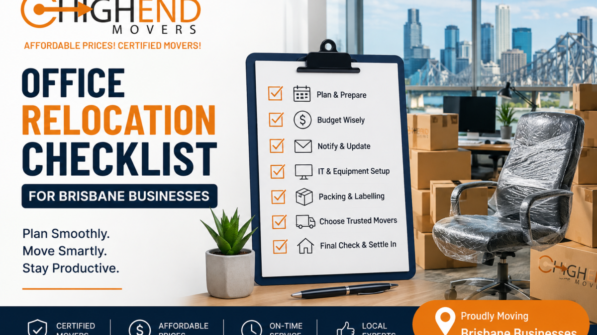 Office Relocation Checklist for Brisbane Businesses