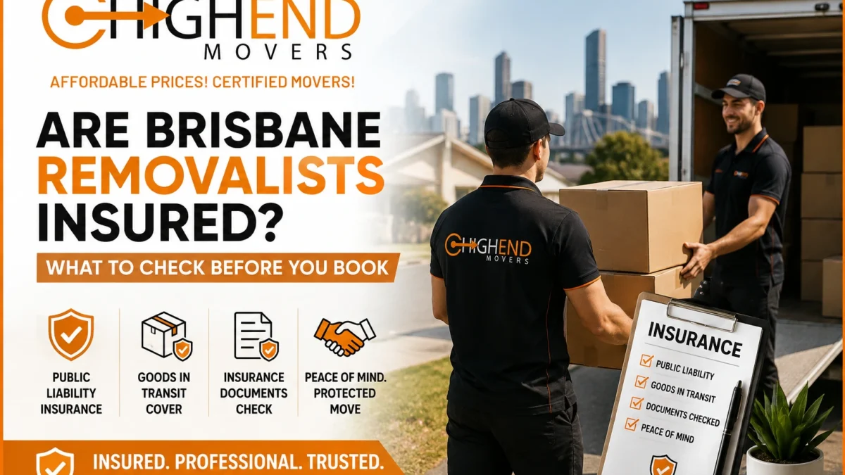 Brisbane movers loading truck