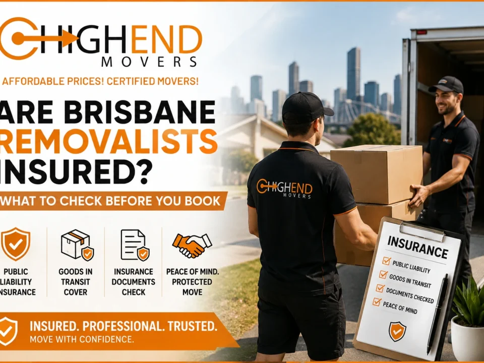 Brisbane movers loading truck